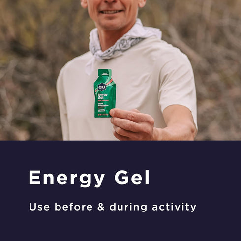 GU Energy Original Sports Nutrition Energy Gel, Vegan, Gluten-Free, Kosher, and Dairy-Free On-the-Go Energy for Any Workout, 8-Count, Chocolate Ou...