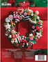 Bucilla Felt Applique Wreath Kit, 15-Inch Round, 86264 Cookies & Candy...