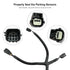Rear Park Assist Wiring Harness 68031820AA Fit for Dodge RAM 1500 2009-2019, Fit for Dodge RAM 2500 3500 2010-2018, Backup Light Wiring Harness Wa...