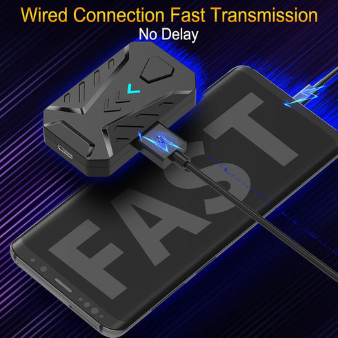 Gaming Keyboard and Mouse Adapter,Keyboard and Mouse Adapter,Bluetooth Keyboard and Mouse Adapter,Mobile Game Adapter for Mix Lite,Android System(...