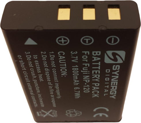 Synergy Digital Camera Battery, Works with Fujifilm FinePix 603 Digital Camera, (li-ion, 3.7V, 1800 mAh) Ultra Hi-Capacity, Compatible with Fuji N...