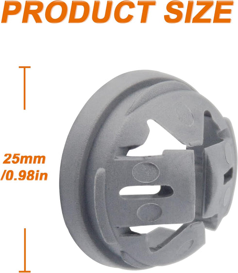 ISPINNER 20pcs 3/8 Inch Trade Size Non-Metallic Button Push-in Cable Connectors, Fits for 1/2 Inch Knockouts...