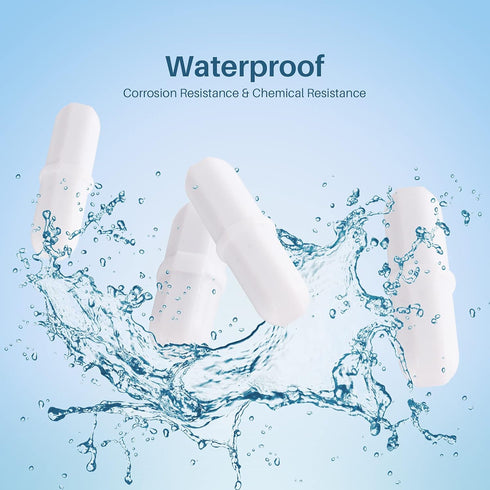 SWANSOFT 10 Pcs 20mm/0.8 Inch Small Stir Bar, PTFE Magnetic Stir Bar, Magnetic Stirrer Mixer Stir Bar, Laboratory Bar...