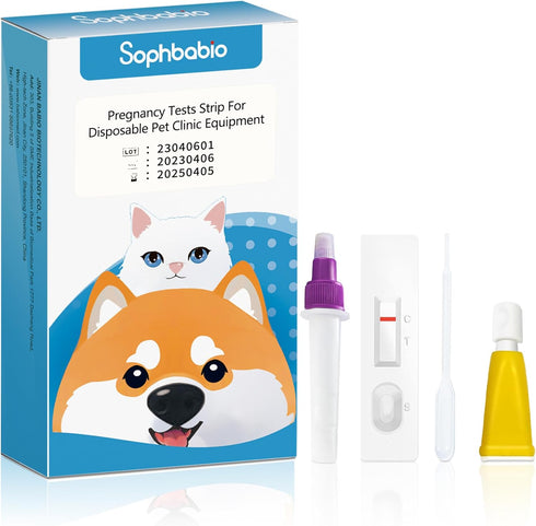 Dog Pregnancy Test Kit - Fast and Accurate Detection, Disposable Pet Clinic Equipment?Easily Determine if Pregnant...