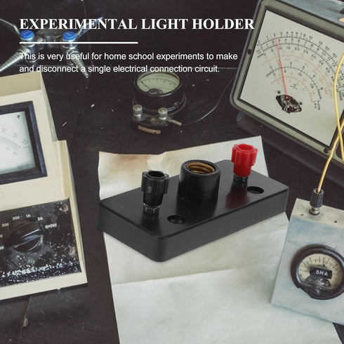 10pcs Small Screw Lamp Holder Physical Lamp Base Lamp Bases Physics Lab Equipment Bulb Base Physics Laboratory Equipment Dc Primary School Experim...