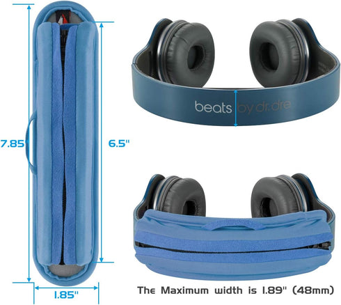 TXEsign Universal Replacement Headband Cushion Pad Cover Protector Compatible with ATH M50X, QC 35i/35ii, QC25, Solo 2/Solo 3, Studio 2/3 Headphon...