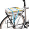Rack Strap Small Cargo Net by Delta Cycle - Expandable Elastic Strap with Hooks Stretches to Keeps Your Gear Tightly in Place - Bike Cargo Net for...