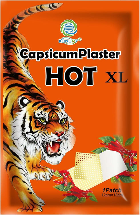 KONGDY Hot Capsicum Plaster Heat Patch Tiger Patches Neck Muscle Shoulders Body Muscle Herbal Plaster(20 pcs)...
