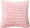 Super Soft Throw Pillow Cover 20x20 Double Side Home Decor Faux Fur Pillowcase Bold Stripe Extra Thick Cushion Cover for Couch 100% Polyester, 50x...