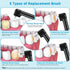 Tooth Polisher,Tooth clean and whitening kit,5 multi -function brush heads and LED lights,4 Speed Modes, and IPX6 Waterproof...