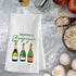 PXTIDY Champagne Dish Towel Engagement Gift Wedding Gift Housewarming Party Champagne Tea Towel Anytime Is Champagne Time (Anytime is Champagne ti...