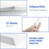 25 Sheets White Cardstock 8.5 x 11 Cardstock Paper, Thick Cardstock 92lb/250gsm Card Stock Printer Paper, Card Stock Printer Paper for Card Making...