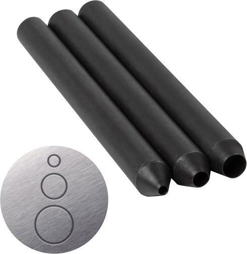 The Beadsmith Steel Design Stamps - Jewelry Stamping Tools, Circle Punch, 3-Piece Set, 3.125 Inches w/ 5 mm Base...