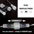 FUNPENY 4th of July Lights, 288 LED Red White and Blue Meteor Shower Rain Lights, Independence Day Decorations 30cm 8 Tubes Outdoor Christmas Ligh...