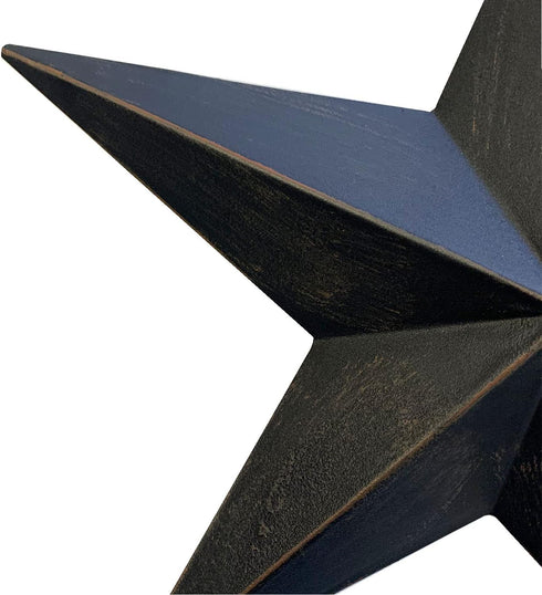 rainbow handcrafts Rustic Metal 3D Barn Star Patriotic Wall Decoration Americana Wall Art July 4th Country Americana Patriotic Wall Ornament,Outdo...
