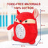 Baby Sleep Soother Happy Fox - Toddler Portable Sound Machine with Night Light Projector - Plush Toy Crib Soother with Music and Lights to Aid Sle...