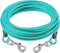 20ft Tie Out Cable for Dogs Up to 350lbs Dog Leads for Yard- and Camping No Tangle Rust Proof Training Dog Cable Can Use to Dog Chain for Yard Dog...