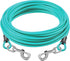20ft Tie Out Cable for Dogs Up to 350lbs Dog Leads for Yard- and Camping No Tangle Rust Proof Training Dog Cable Can Use to Dog Chain for Yard Dog...