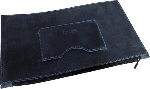 Hide & Drink, Rectangular Zippered Handbag for Women with Card Slot, Female Purse, Full Grain Leather, Handmade...