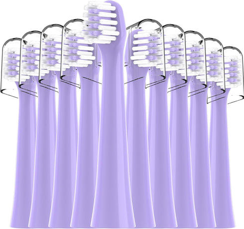 10 Pack Replacement Toothbrush Heads Compatible with Colgate Hum Toothbrush- Brush Heads Replacement for Colgate Hum Connected Smart Battery Elect...