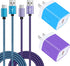 Fast Charger Block Wall Pug Type C Charger Cable Quick Phone Charger for Samsung Galaxy S24 S23 S22 S21 S20 Ultra FE 5G Plus S10 S10e S9 S8 Note 2...