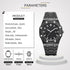 BARAMON Men's Watches, Royalty Stainless Steel Quartz Movement Date Male Clock Waterproof Luminous Hands Casual Business Wrist Watches for Men...