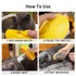 Pet Brush Steamer Comb for Cats and Dogs Multifunctional 3 in 1 USB Rechargeable Massage Hair Cleaning Grooming Steam Brush, yellow...