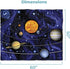 Dawhud Direct Fleece Throw Blanket - 50x60-Inch Plush Space Blanket with Solar System Design for Kids and Adults - Soft and Cozy for Bed, Couch, o...