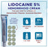 Lidocaine 5% Hemorrhoid Treatment by RectaSmoothe | Maximum Strength Numbing Cream | Fast Pain Relief for Anorectal Disorders | 1-Pk...