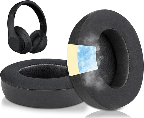 SoloWIT Cooling Gel Replacement Ear Pads Cushions for Beats Studio 2 & Studio 3 Wired & Wireless Headphones, Studio3 Studio2 Earpads with High-Den...