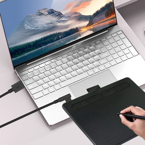 Adhiper PTH660 USB C Charging Cable Replacement Data Sync Cable Power Supply Cord Compatible with Wacom Intuos Pro PTH-860 PTH860 PTH-660 (200cm/B...
