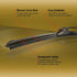 TRICO Gold™ (18-2216) 22 & 16 Inch Pack of 2 Automotive Replacement Windshield Wiper Blades for My Car Premium All Weather Beam Blade for Select V...
