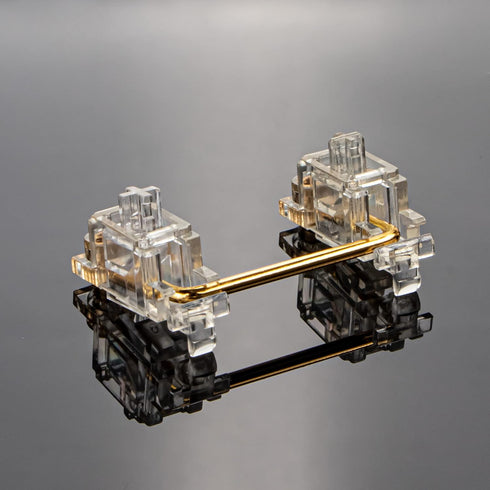 Keyboard Stabilizers Gold Plated PCB Screw-in Stabilizers 2u 6.25u 7u Mechanical Keyboard Stabilizers Mechanical Keyboard Accessories for 60/87 Ke...