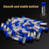 100 Pcs 2ml Small Vials with Screw Caps Centrifuge Tubes Plastic Sample Tubes Cryogenic Vials Graduated Bottles Test Tubes with Lids (Blue)...