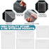 BAOFALI30 Pcs 7x5inch Stamp & Die Storage Pockets Resealable Clear Plastic Seal Bags Storagefor Cutting Dies Stamp Crafts for DIY Scrapbooking Pap...