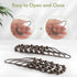 Amazer Shower Curtain Hooks, Decorative Bronze Shower Curtain Hooks,Stainless Steel Rust-Resistant Shower Hooks for Curtains-Set of 12...