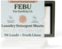 FEBU Eco Friendly Laundry Detergent Sheets | 96 Loads, Fresh Linen | 6x More Cleaning Power With Only 8 Plant-Based Ingredients | Hypoallergenic L...