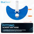 BlueStars Ultra-Durable Half Moon Pool Vacuum Head with Bristle - for Vacuum Hose 1-1/4 or 1-1/2’’ - for Inground & Above Ground Pools & Spas - Fl...