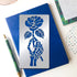 BENECREAT Stainless Steel Flower Stencil Templates, Reusable Rose and Skull Hand Painting Template Journal Tool for Wood Burning Pyrography Engrav...