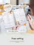Recipe Book Waterproof Hardcover to Write in Your Recipes,Simplified Family Recipe Notebook for the Chef at Home, Recipe Journal Hold 120 Recipes?...