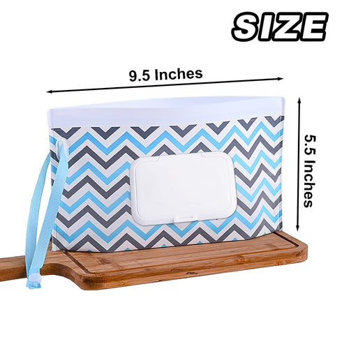 4 Pack Reusable Wipes Pouch Portable Wipes Dispenser Refillable Wipes Container Lightweight Travel Wipes Case Baby Wipes Holder for Diaper Bag...