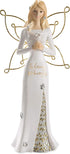 Pavilion - in Loving Memory - 9 Inch White & Gold Angel Figurine...