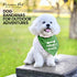 Parisian Pet Unisex Dog Bandanas Funny with Printed 'Trouble Maker' Word - Tie-On Adjustable Polyester Dog Scarf for Large Dogs - Washable Triangl...