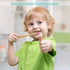 10 Pieces Kids Bamboo Toothbrush Natural Soft Bristle Toothbrush Wooden Toothbrushes Toddlers Adults Natural Wood Organic Toothbrush BPA-Free Colo...