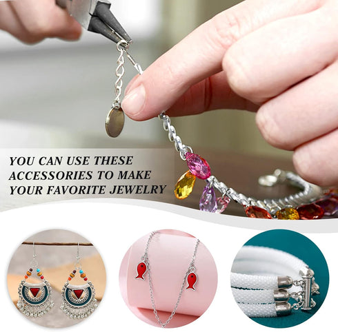 TOAOB 60pcs Sterling Silver Jump Rings for Jewelry Making 4mm 5mm 6mm 925 Sterling Silver Open Jump Rings for DIY Earrings Necklace Bracelet Makin...