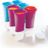 Zoku Summer Pops, 6 Squeezable Silicone Molds with Reusable Spill-resistant Lids and Tray, BPA-free...