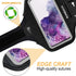Armband for Galaxy S8+/S9+/S10+/S20+, Sweatproof Running Exercise Gym Bag with Key Holder and Card Slot for Samsung Galaxy Phones(Black)...