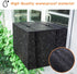 Window Air Conditioner Cover Outdoor, Luxiv Outside Window AC Unit Cover Black Dust-proof Waterproof Outdoor AC Protection Insulation Defender (25...