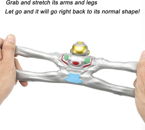 Stretch Figure,8'' Stretch Robot for Twisting Pulling Bending,Stretchy Robot Action Figure...