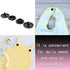 100 Sets T5 Plastic Snaps Round Resin Snaps Buttons for Clothing Diapers Crafting DIY Crafts (Black)...